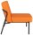 medso powered by PAPERFLOW Sessel MEDSO S orange schwarz Kunstleder 58,0 x 74,3 x 38,0 cm, 1 St.