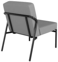 medso powered by PAPERFLOW Sessel MEDSO S grau schwarz Kunststoff 58,0 x 74,3 x 38,0 cm, 1 St.