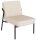 medso powered by PAPERFLOW Sessel MEDSO S creme schwarz Kunstleder 58,0 x 74,3 x 38,0 cm, 1 St.