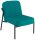 medso powered by PAPERFLOW Sessel MEDSO S Rund blau schwarz Stoff 58,0 x 74,3 x 73,6 cm, 1 St.