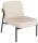 medso powered by PAPERFLOW Sessel MEDSO S Rund creme schwarz Kunstleder 58,0 x 74,3 x 73,6 cm, 1 St.