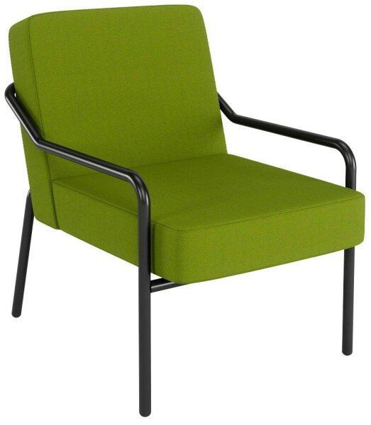 medso powered by PAPERFLOW Sessel MEDSO M grün schwarz Kunststoff 58,0 x 74,3 x 73,6 cm, 1 St.