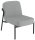 medso powered by PAPERFLOW Sessel MEDSO S Rund grau schwarz Stoff 58,0 x 74,3 x 73,6 cm, 1 St.