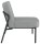 medso powered by PAPERFLOW Sessel MEDSO S Rund grau schwarz Stoff 58,0 x 74,3 x 73,6 cm, 1 St.