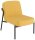 medso powered by PAPERFLOW Sessel MEDSO S Rund gelb schwarz Stoff 58,0 x 74,3 x 73,6 cm, 1 St.