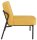 medso powered by PAPERFLOW Sessel MEDSO S Rund gelb schwarz Stoff 58,0 x 74,3 x 73,6 cm, 1 St.