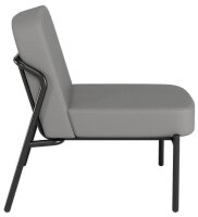 medso powered by PAPERFLOW Sessel MEDSO S Rund grau...