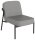 medso powered by PAPERFLOW Sessel MEDSO S Rund grau schwarz Kunstleder 58,0 x 74,3 x 73,6 cm, 1 St.