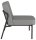 medso powered by PAPERFLOW Sessel MEDSO S Rund grau schwarz Kunstleder 58,0 x 74,3 x 73,6 cm, 1 St.