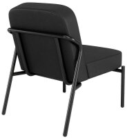 medso powered by PAPERFLOW Sessel MEDSO S Rund schwarz Kunstleder 58,0 x 74,3 x 73,6 cm, 1 St.
