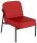 medso powered by PAPERFLOW Sessel MEDSO S Rund rot schwarz Kunstleder 58,0 x 74,3 x 73,6 cm, 1 St.