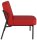 medso powered by PAPERFLOW Sessel MEDSO S Rund rot schwarz Kunstleder 58,0 x 74,3 x 73,6 cm, 1 St.