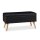 relaxdays Sitztruhe 10025734_46 schwarz Holz 80,0 cm
