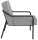 medso powered by PAPERFLOW Sessel MEDSO M grau schwarz Stoff 58,0 x 74,3 x 73,6 cm, 1 St.