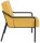 medso powered by PAPERFLOW Sessel MEDSO M gelb schwarz Stoff 58,0 x 74,3 x 73,6 cm, 1 St.