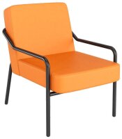 medso powered by PAPERFLOW Sessel MEDSO M orange schwarz...