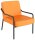 medso powered by PAPERFLOW Sessel MEDSO M orange schwarz Kunstleder 58,0 x 74,3 x 73,6 cm, 1 St.