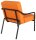 medso powered by PAPERFLOW Sessel MEDSO M orange schwarz Kunstleder 58,0 x 74,3 x 73,6 cm, 1 St.