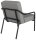 medso powered by PAPERFLOW Sessel MEDSO M grau schwarz Kunstleder 58,0 x 74,3 x 73,6 cm, 1 St.