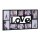 relaxdays  Collage-Bilderrahmen LOVE schwarz 72,0 x 36,5 cm, 1 St.