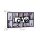 relaxdays  Collage-Bilderrahmen LOVE schwarz 72,0 x 36,5 cm, 1 St.