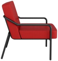 medso powered by PAPERFLOW Sessel MEDSO M rot schwarz...