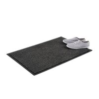 relaxdays Fußmatte schwarz/grau 60,0 x 90,0 cm