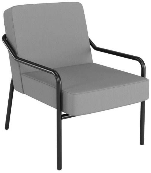 medso powered by PAPERFLOW Sessel MEDSO M grau schwarz Kunststoff 58,0 x 74,3 x 73,6 cm, 1 St.