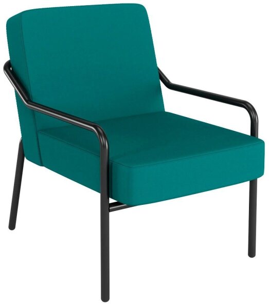medso powered by PAPERFLOW Sessel MEDSO M blau schwarz Kunststoff 58,0 x 74,3 x 73,6 cm, 1 St.