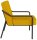 medso powered by PAPERFLOW Sessel MEDSO M gelb schwarz Kunstleder 58,0 x 74,3 x 73,6 cm, 1 St.
