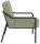 medso powered by PAPERFLOW Sessel MEDSO M Rund grün schwarz Stoff 58,0 x 74,3 x 73,6 cm, 1 St.