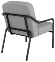 medso powered by PAPERFLOW Sessel MEDSO M Rund grau schwarz Stoff 58,0 x 74,3 x 73,6 cm, 1 St.