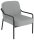 medso powered by PAPERFLOW Sessel MEDSO M Rund grau schwarz Stoff 58,0 x 74,3 x 73,6 cm, 1 St.
