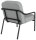 medso powered by PAPERFLOW Sessel MEDSO M Rund grau schwarz Stoff 58,0 x 74,3 x 73,6 cm, 1 St.
