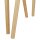 relaxdays Beistelltische-Set rund Holz weiß, 2 St.