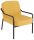 medso powered by PAPERFLOW Sessel MEDSO M Rund gelb schwarz Stoff 58,0 x 74,3 x 73,6 cm, 1 St.