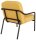 medso powered by PAPERFLOW Sessel MEDSO M Rund gelb schwarz Stoff 58,0 x 74,3 x 73,6 cm, 1 St.