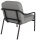medso powered by PAPERFLOW Sessel MEDSO M Rund grau schwarz Kunstleder 58,0 x 74,3 x 73,6 cm, 1 St.