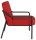 medso powered by PAPERFLOW Sessel MEDSO M Rund rot schwarz Kunstleder 58,0 x 74,3 x 73,6 cm, 1 St.