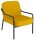 medso powered by PAPERFLOW Sessel MEDSO M Rund gelb schwarz Kunststoff 58,0 x 74,3 x 73,6 cm, 1 St.