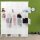 relaxdays Kleiderschrank, 10024527_49 weiß, transparent 180,0 x 46,5 x 234,0 cm, 1 St.
