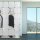 relaxdays Kleiderschrank, 10024527_49 weiß, transparent 180,0 x 46,5 x 234,0 cm, 1 St.