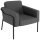 medso powered by PAPERFLOW Sessel MEDSO L anthrazit schwarz Stoff 75,0 x 74,3 x 73,6 cm, 1 St.