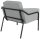 medso powered by PAPERFLOW Sessel MEDSO L grau schwarz Stoff 75,0 x 74,3 x 73,6 cm, 1 St.