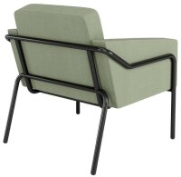 medso powered by PAPERFLOW Sessel MEDSO L grün schwarz Stoff 75,0 x 74,3 x 73,6 cm, 1 St.