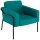 medso powered by PAPERFLOW Sessel MEDSO L blau schwarz Stoff 75,0 x 74,3 x 73,6 cm, 1 St.