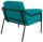 medso powered by PAPERFLOW Sessel MEDSO L blau schwarz Stoff 75,0 x 74,3 x 73,6 cm, 1 St.