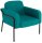 medso powered by PAPERFLOW Sessel MEDSO L Rund blau schwarz Stoff 75,0 x 74,3 x 73,6 cm, 1 St.