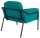 medso powered by PAPERFLOW Sessel MEDSO L Rund blau schwarz Stoff 75,0 x 74,3 x 73,6 cm, 1 St.