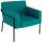 medso powered by PAPERFLOW Sessel MEDSO L blau schwarz Stoff 75,0 x 74,3 x 73,6 cm, 1 St.